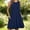*Navy, variant on ClodeEU Women's Round Neck Sleeveless A-Line Swing Dress,Casual Mini Dress with Pockets Black,Women's Plus L