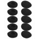 thumbnail image 2 of 10 PC Almohadilla de repuesto ergonómicos oído fundas para los de 40 mm de auriculares auriculares (negro), 2 of 6