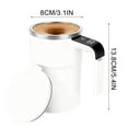thumbnail image 2 of BingTong SpinBrew Mug Self-Stirring Coffee Mug Magnetic Stirring Cup Drink Stirrer Rechargeable Automatic Mixing Cup w/LCD Thermometer for Coffee Tea Hot Chocolate A, 2 of 9