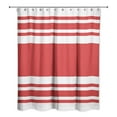 thumbnail image 2 of Creative Products Red Bold Stripes  71x74 Shower Curtain, 2 of 2