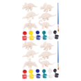 thumbnail image 1 of Youkk PVC Made Dinosaur Painting Set Non-toxic And Odorless For Safe Coloring Family Game 3D Painting As Shown 2Set, 1 of 6
