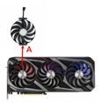 thumbnail image 3 of HUGFEGWE CF1010U12S 95mm Graphics Card Cooling Fan Replacement for ASUS ROG Strix RTX 3060 Ti 3070 3070 Ti 3080 3080 Ti 3090 RX 6800 6700 XT Quiet Cooler Fan (A) CJB91-76117, 3 of 3