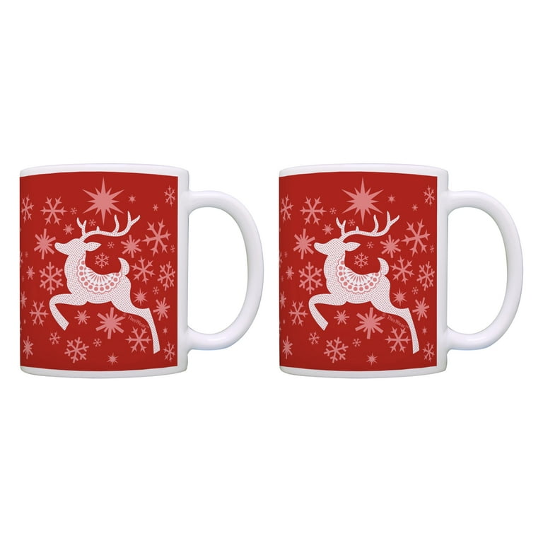 16oz. Reindeer Ceramic Mug by Celebrate It™