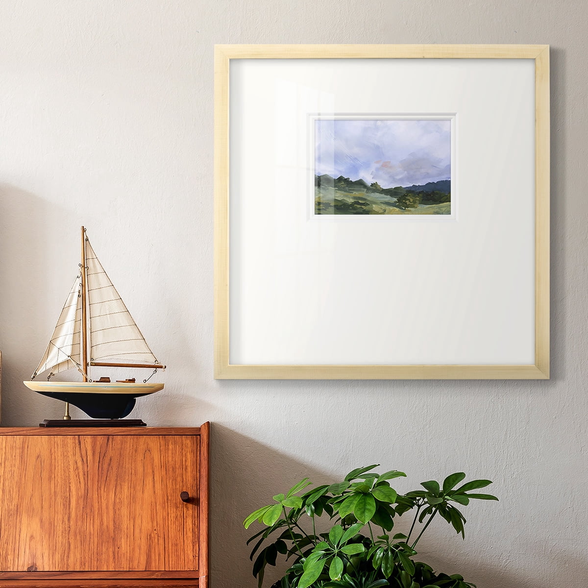 Pastoral Horizons IPremium Framed Print