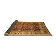 thumbnail image 2 of Ahgly Company Indoor Round Oriental Brown Traditional Area Rugs, 3' Round, 2 of 4