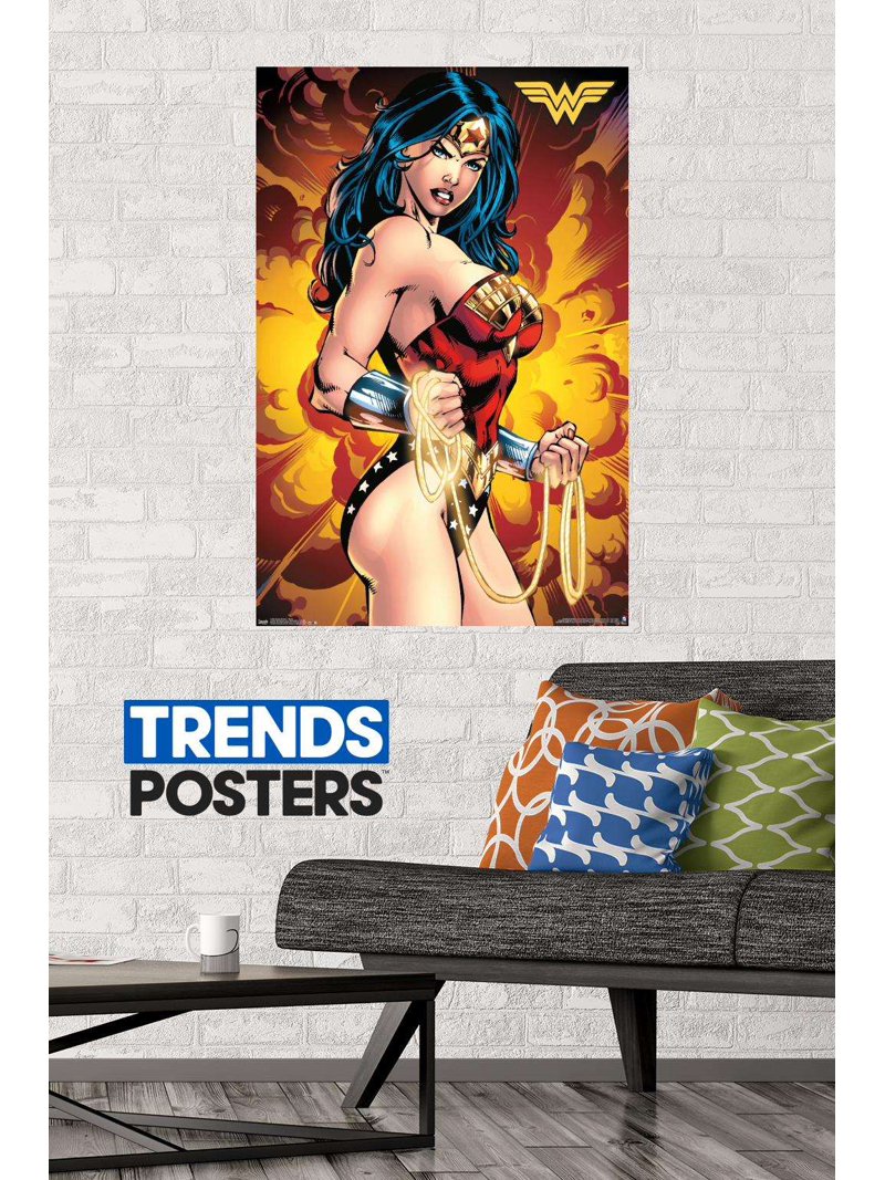 DC Comics - Wonder Woman - Vibrant Wall Poster, 22.375