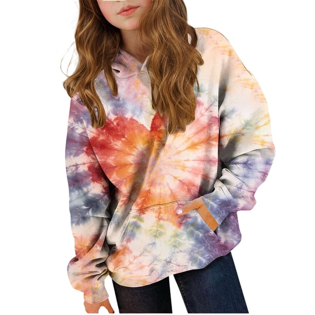 Sudadera con capucha para niñas y niños, sudadera de manga larga con cuello redondo y estampado de moda, jersey con bolsillo