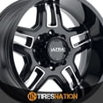 thumbnail image 4 of Ultra 153BK Armageddon Gloss Black Machined Wheel Rim, 20" x 9" 8 x 6.5" 18mm, 153-2982BK+18, 4 of 5