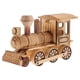 thumbnail image 1 of Adornos de escritorio de madera artesanales: Adornos retro de locomotoras para niños, 1 of 8