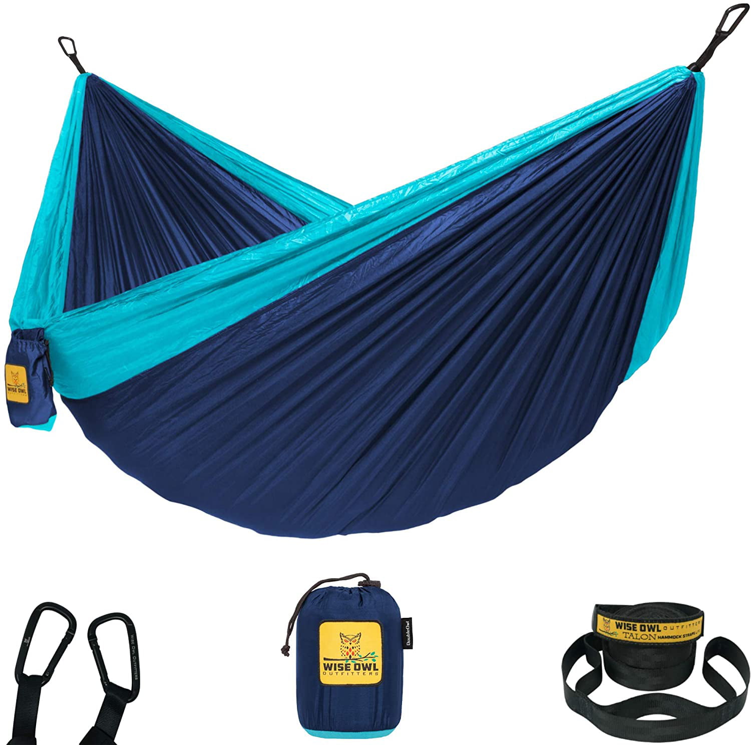 Usa Based Wise Owl Outfitters Hammock Camping Double  Single With Tree Straps