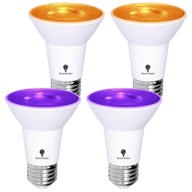 Bombilla Bluex Bulbs PAR20 8W Regulable Morado Naranja E26