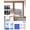 B, variant on 1pc Foaming Glass Cleaner Spray, Streak-Free Ammonia-Free Formula for Windows & Shower Doors