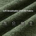 thumbnail image 2 of BRILHAMEZ 107" Modern L-Shaped Sectional Sofa with Movable Ottoman, 4-Seat Modular Chenille Cloud Couch for Living Room & Apartment, Green, 2 of 9