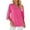 Hot Pink, variant on Onegirl Dressy Blouses for Women Work Professional Long Dress Shirts to Wear with Leggings Summer Tees for Women 2023