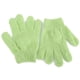 thumbnail image 3 of 2 guantes de baño exfoliantes de nailon para ducha, exfoliantes corporales para hombres, mujeres y niños (verde), 3 of 4