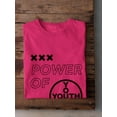 thumbnail image 3 of Power Of Youth Cool Banner T-Shirt Men -Image by Shutterstock, Male x-Large, 3 of 4