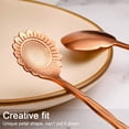 thumbnail image 3 of 6 Pieces Flower Spoon Coffee Teaspoon Set Stainless Steel Tableware Creative Sugar Spoon Tea Spoon Stir Bar Spoon Stirring Spoon, 6 Different Patterns, 3 of 5