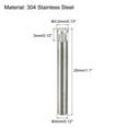 thumbnail image 2 of 3x28mm 304 Stainless Steel Dowel Pins, 50 Pack Knurled Head Flat End Dowel Pin, 2 of 6