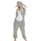 thumbnail image 4 of Pijama de mono de dibujos animados de animales con cremallera en el pecho, ropa de casa para adultos para hombres y mujeres, 4 of 4
