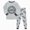 G821-Grey, variant on HFHAPW Toddler Girl Boys Pajamas Set Kids PJs Fall Winter Sleepwear 2 Piece Long Sleeve Top and Pants Jammies