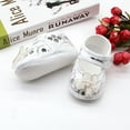 thumbnail image 4 of Baby Girl Shallow Floral Printed Cotton Canvas Shoes Slip On Newborn Crib Soft Sole Casual Sneaker First Walkers Toddler Shoes, 4 of 5