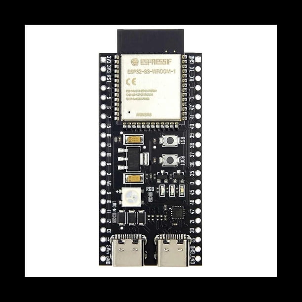 ESP32 ESP32-S3 WiFi+Bluetooth IoT Dual Type-C Placa de Desarrollo Placa de NúCleo ESP32--DevKitC-1 Placa de Desarrollo