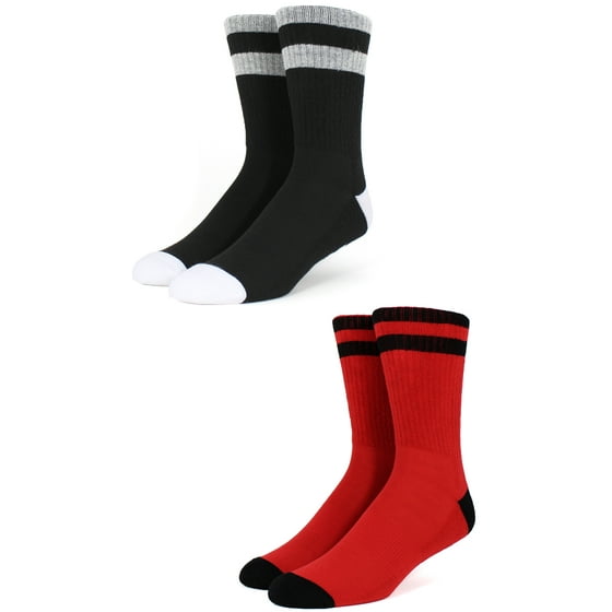 Expressions by Sock Talk Men's Team Groom & Legit Crew Socks, 2Pack