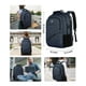 thumbnail image 4 of Mochila MATEIN para portátil extra grande de 18.4 pulgadas, impermeable, azul oscuro, 4 of 9