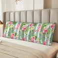 thumbnail image 6 of Lsque Tropical Flamingo Body Pillow Case Cover,Ultra-Soft Microfiber Bed Pillow Cases 20x54 inches,Elegant Bedding,Breathable Durable Pillow Cover with Envelope Closure, 6 of 8