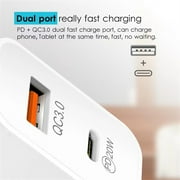 Borz USB C Wall Charger Block, 20W Fast Charging