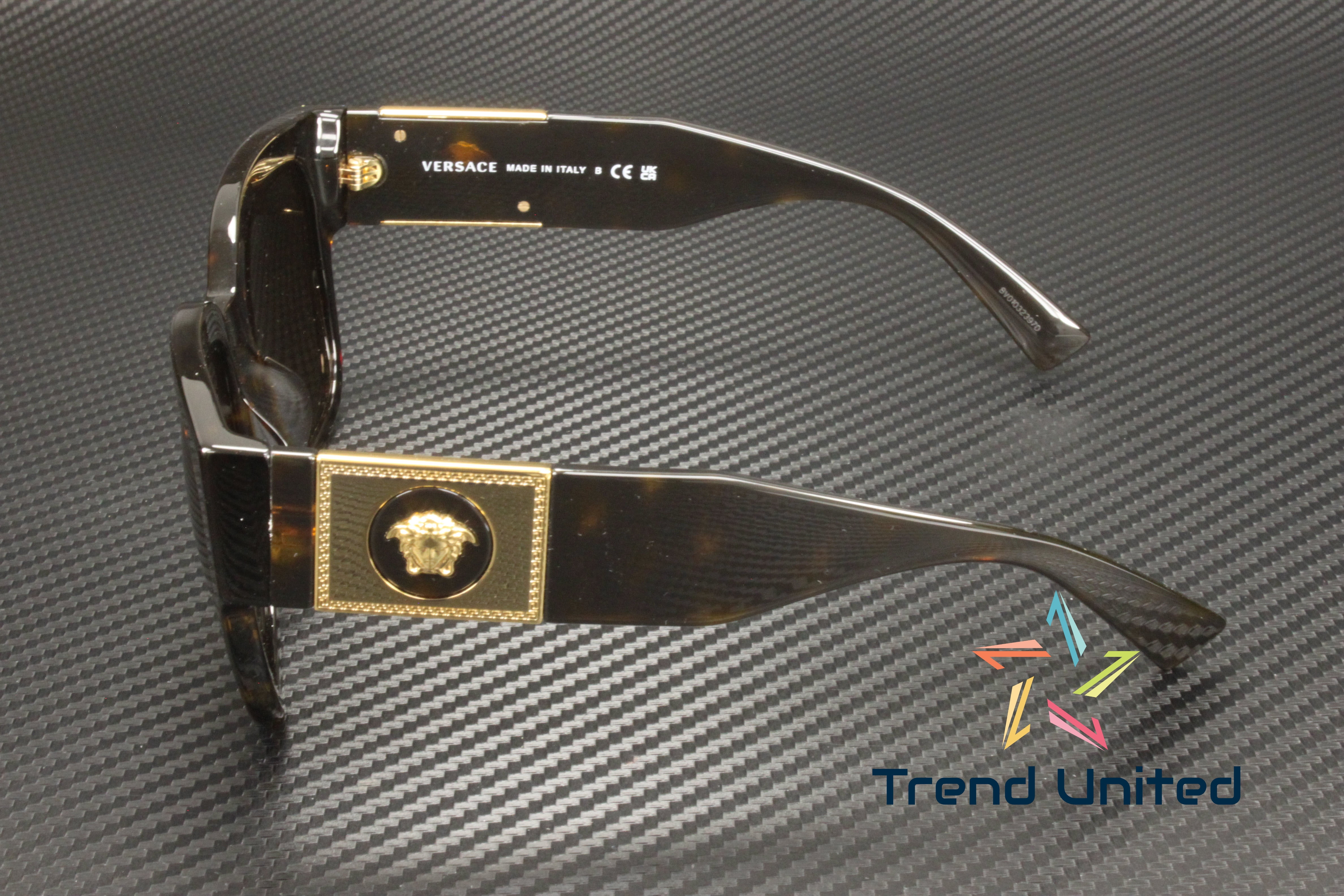 Versace Woman Sunglasses 54Mm Havana - #265297V13B Versace VE 4454 Havana/Dark Grey 55/18/140 women Sunglasses  main image 2