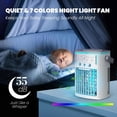 thumbnail image 6 of Portable Evaporative Air Conditioner in Gray with Remote and Night Light, 6 of 7