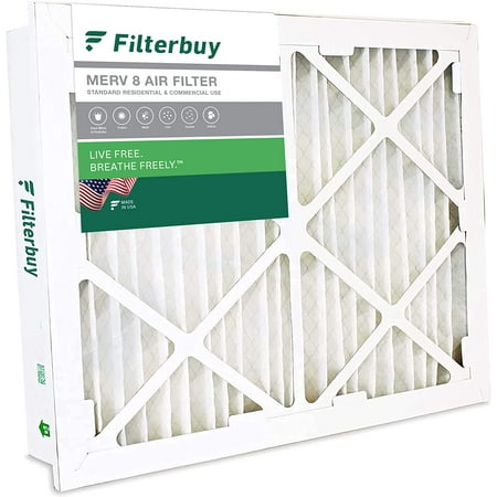 

Filterbuy 24x24x5 MERV 8 Pleated HVAC AC Furnace Air Filters for Honeywell Return Grille (1-Pack)