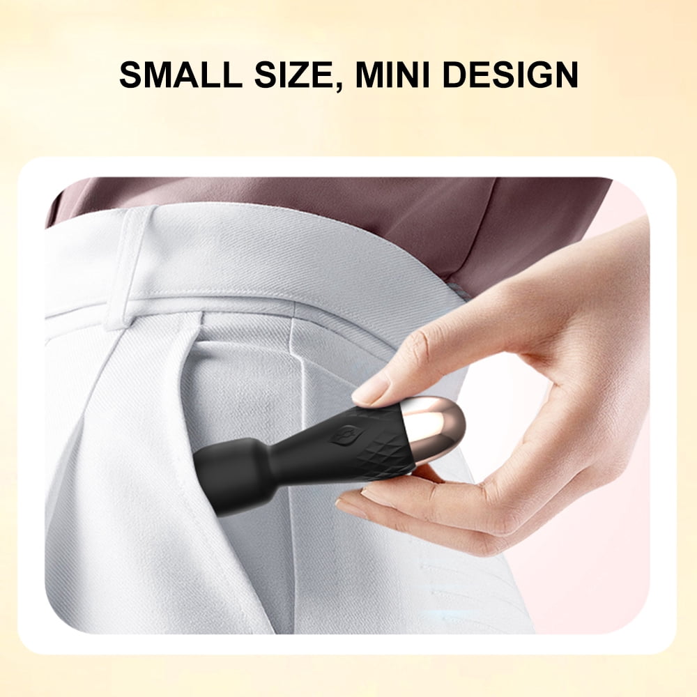 Rechargeable Mini Vibrators and Adult Sex Toys for Women and Couples, Clitoris Stimulator Massager, Small Vibrator with 10 Vibrating Modes, Pink(4*1*1in)