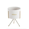 thumbnail image 1 of Macetero con Soporte Ilios Innova JY1105-G Color Blanco, 1 of 4