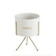 thumbnail image 1 of Macetero con Soporte Ilios Innova JY1105-G Color Blanco, 1 of 4