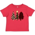 thumbnail image 3 of Inktastic Three Christmas Trees in Plaid and Leopard Print Boys or Girls Baby T-Shirt, 3 of 5