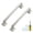 Brushed Nickel, variant on 25 Pack Gold Cabinet Pulls, 3 in Hole Centers Kitchen Cabinet Handles Solid Drawer Pulls Kitchen Cabinet Door Handles Cabinet Hardware for Dresser Drawer with Screwdriver