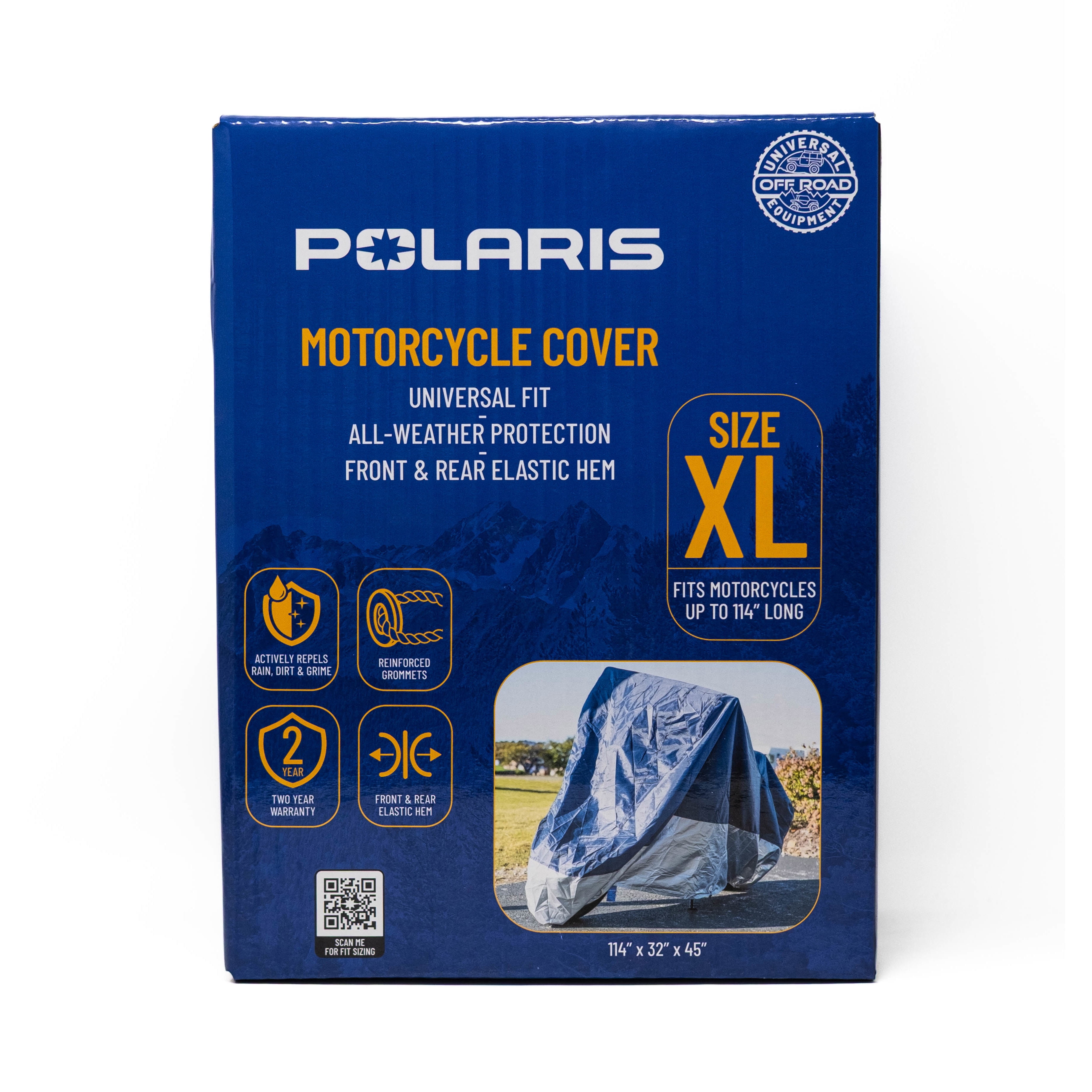 Polaris Standard Motorcycle Cover- Extra Large up to 114"