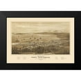 thumbnail image 2 of Glover 18x13 Black Modern Framed Museum Art Print Titled - Port Townsend Washington - Glover 1878, 2 of 5
