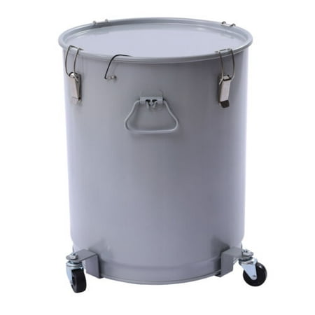 

Fryer Grease Bucket 16 Gal/60L Kitchen Oil Container With Filter Bag+4 Wheels