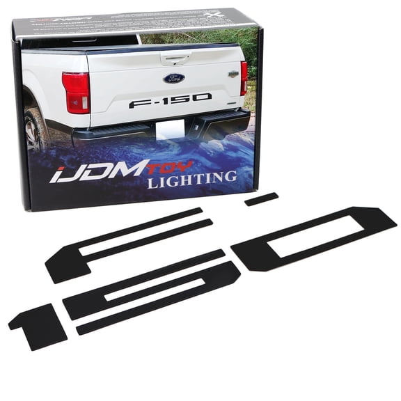 Matte Black Finish 3D Raised Tailgate Emblem Letter Pieces For 2018-2020 Ford F150 LCI