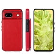 thumbnail image 6 of For Google Pixel 8A Wallet Case with Card Holder, Premium PU Leather Kickstand Credit Card Slots Case,[RFID Blocking] Double Magnetic Clasp Back Flip Durable Shockproof Cover, Red, 6 of 10