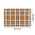 thumbnail image 3 of DouZhe Geometry Gird Rugs Doormat, Non-Slip Machine Washable Carpets Floor Door Mat , 36" x 24", 3 of 7