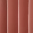 thumbnail image 3 of Quality Home Basic Thermal Blackout Curtains - Back Tab/Rod Pocket - Brick (Set of 2 Panels), 3 of 4