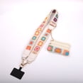 thumbnail image 2 of Bolso bandolera con correa para teléfono celular, para llaves, lápiz labial, monedas, bolsa con cremallera, longitud ajustable, cordón para teléfono con billetera - M, 2 of 8