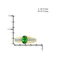 thumbnail image 4 of 0.83 Carat T.G.W. Chrome Diopside Gemstone and 1/20 Carat T.W. White Diamond Ring, 4 of 4