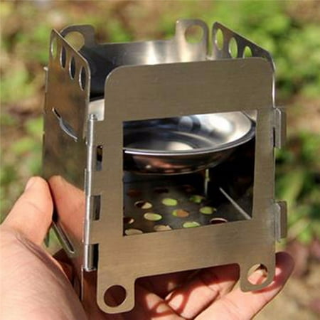 Wood Stove Cooking Accessories Outdoor Stove outdoorcampingaccessorie Lightweight Folding Wood Stove Pocket Outdoor Cooking Camping ()