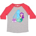thumbnail image 3 of Inktastic Fourth Birthday Mermaid Girls Toddler T-Shirt, 3 of 5
