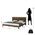 thumbnail image 6 of Galano Tiena Lencia King Bed Frame with Sturdy Headboard, Knotty Oak, 6 of 11